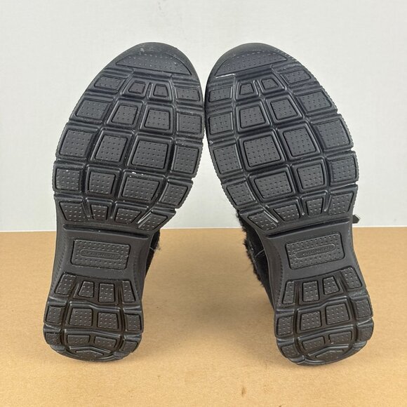 Skechers Relaxed Fit Easy Going Memory Foam Boots Womens 10 Black Suede - Picture 7 of 10